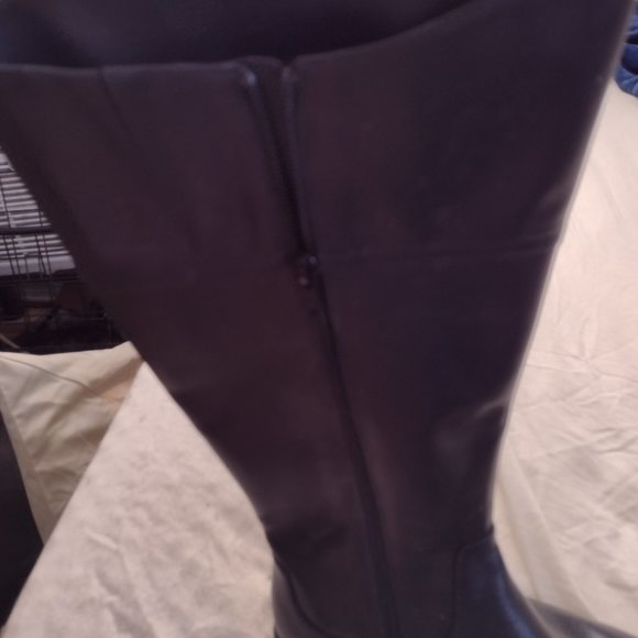 Women's over the knee black boots size 6 - Picture 2 of 3